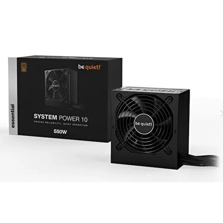 BE QUIET 550W 80+ BRONZE SYSTEM POWER 10 BN327 POWER SUPPLY