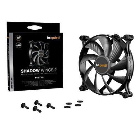 Be Quiet! BL087 Shadow Wings 2 140Mm Kasa Tahliye Fan