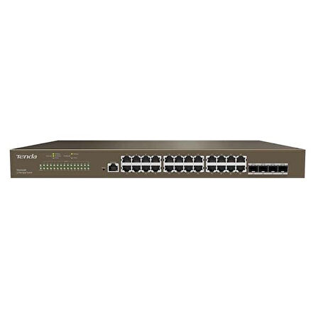 TENDA 24-PORT TEG3328F GIGABIT 4-SFP Yönetilebilir Switch