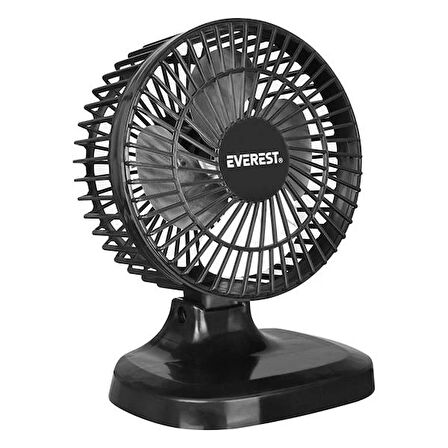 Everest EFN-503 7'' Masa Üstü Siyah Usb Fan
