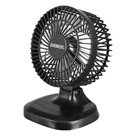 Everest EFN-503 7'' Masa Üstü Siyah Usb Fan