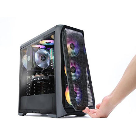 ZALMAN N5 MF 4-RGB FANLI GAMING MID-TOWER PC KASASI