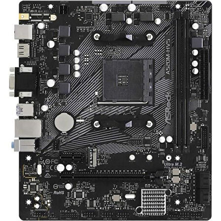 ASROCK A520M-HVS DDR4 HDMI PCIe 16X v4.0 AM4 mATX