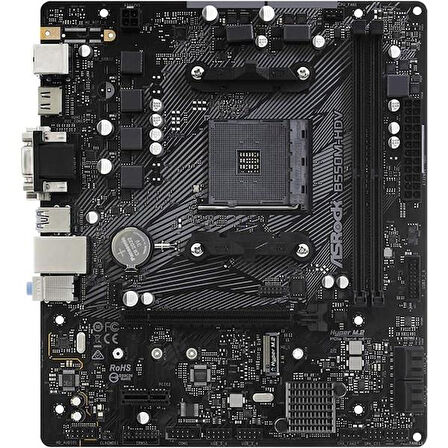 ASROCK B550M-HDV DDR4 HDMI DVI PCIe 16X v4.0 AM4 mATX