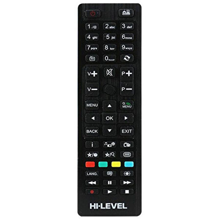 WEKO KL HI-LEVEL PANASONIC SİYAH TUŞLU LCD LED TV KUMANDA (40178=16583)