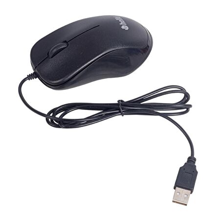 HELLO HL-38 1000 DPI SİYAH KABLOLU OPTİK MOUSE