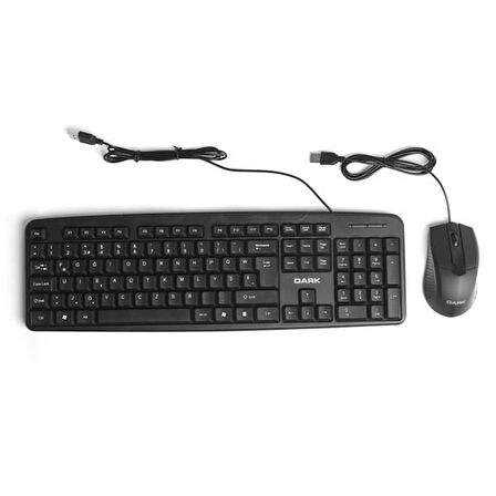 Dark F DK-AC-KM1040F Kablolu Ofis Klavye & Mouse Set