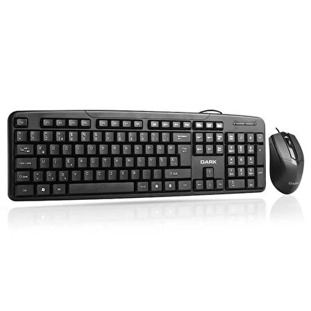 Dark F DK-AC-KM1040F Kablolu Ofis Klavye & Mouse Set