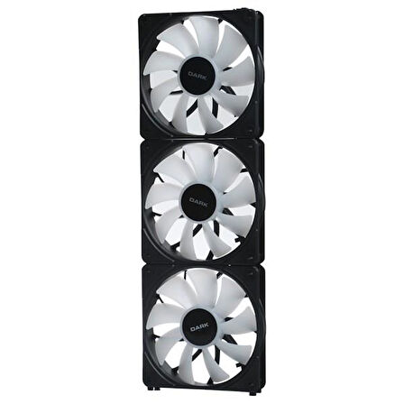 DARK EASYLINK DKCKARGB06 12CM RGB KASA FANI 3-lü paket