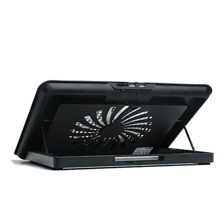 DARK LUNA 16cm Led Fanlı 15.6" Notebook Soğutucu ve Stand (Gri)