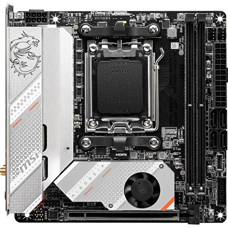 MSI MPG B650I EDGE WIFI-6E DDR5 HDMI-DP PCIE 4.0 AM5 mITX