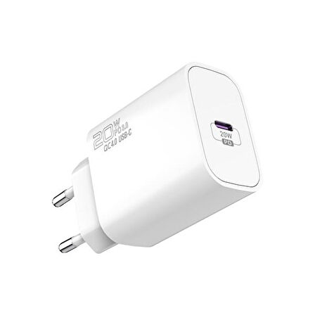 S-link SL-EC62PD PD lightning Kablolu 20W PD3.0/Quick Charge QC4.0 Hızlı Ev Şarj Adaptörü