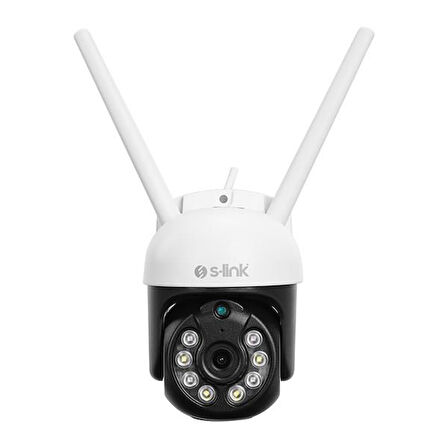 S-link SL-PTZ01 3MP  2.8mm Hareket algılamalı Smart PTZ Dome TF Kart Dual Band Wifi IP Kamera Tuya