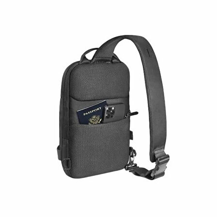 Tomtoc A54A1D1 - T24S1D1 Explorer/Navigator Serisi Siyah 11"/5L Omuz Çantası