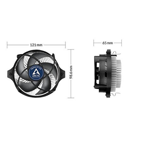 ARCTIC ALPINE 23 CO AR-ACALP00036A Hava Soğutmalı AM4-AM5 İşlemci Fanı