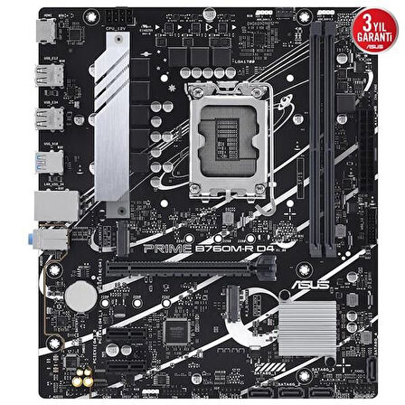 ASUS PRIME B760M-R D4 DDR4 HDMI PCIE 4.0 1700P mATX