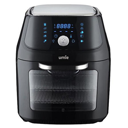 UMIE FR20 16L Siyah 1800W Dijital Dokunmatik Ekran COMBO Airfryer/Fritöz