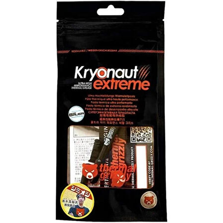 Thermal Grizzly Kryonaut Extreme 2Gr 14.2W Multilingual (Vpe 50) Yüksek Performanslı Termal Macun