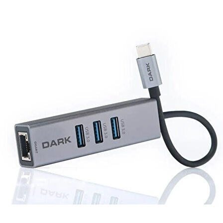 DARK DK-AC-U31X3GL Gigabit USB 3.0 Ethernet 3x USB Çoklayıcı