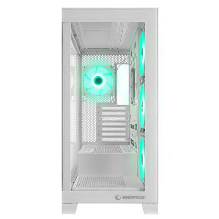 RAMPAGE HYDRA V2 WHITE GAMING EATX PC KASASI BEYAZ