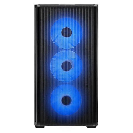RAMPAGE CRAFT 4-RGB FANLI GAMING MID-TOWER PC KASASI SİYAH