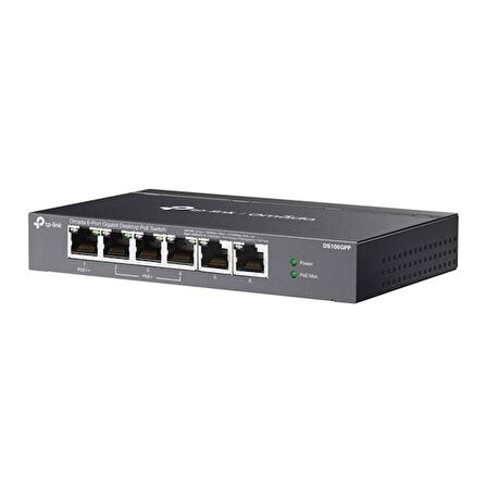 TP-LINK 5port DS106GPP GIGABIT 60W 3port POE YÖNETİLEMEZ SWITCH