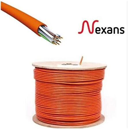 NEXANS CAT6 Utp 23AWG 500m Saf Bakır LSZH Kablo LSZH HF