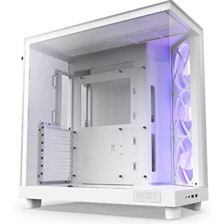 NZXT H6 FLOW CC-H61FW-R1 GAMING MID-TOWER PC KASASI BEYAZ