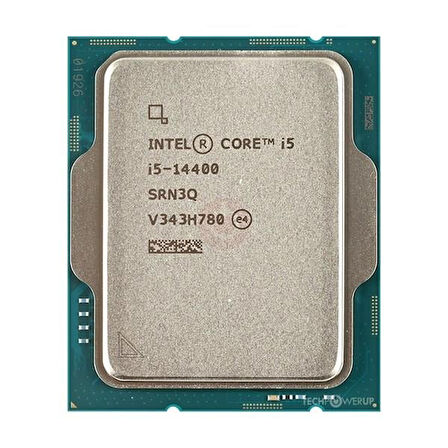 INTEL CORE i5 14400 29.5MB 10çekirdekli O/B HD VGA 1700p 65w Kutusuz+Fansız