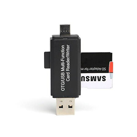 Dark DK-AC-UCR204 USB/Micro USB Çok Fonksiyonlu SD/TF Kart Okuyucu ve Yazıcı