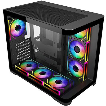 GAMEBOOSTER GB-G2851BB SEA WIEW 7-RGB FANLI GAMING MID-TOWER PC KASASI