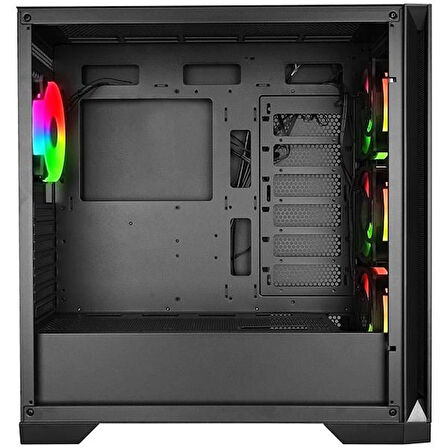 POWERBOOST VK-G4306S 4-ARGB FANLI GAMING MID-TOWER PC KASASI 360MM SIVI SOĞUTUCU DESTEĞİ