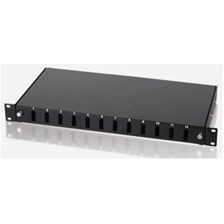 ODS 1U 12 PORT SC DX Fiber Optik Duvar Tipi Patch Panel 10F-SB1U12PSCDX-WEA