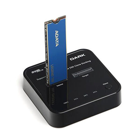 DARK DK-AC-DSDM2X2C USB 3.2 Gen 2 M.2 SSD Klon Destekli Disk İstasyonu