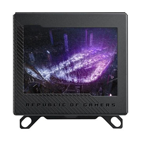 Asus Rog Ryujın Iıı Wb Cpu Su Bloğu Tam Renkli 3.5" Lcd Ekran Gömülü Vrm Fanı 178 Mikro Soğutma Kanadı Ve Bakır Alaşımlı Soğuk Plaka Soğutma Teknolojisi İle Asetek Ve Rog Bağlantı Parçaları