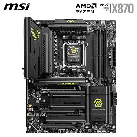 MSI MAG X870 TOMAHAWK WIFI-7 DDR5 HDMI-DP PCIE 5.0 AM5 ATX