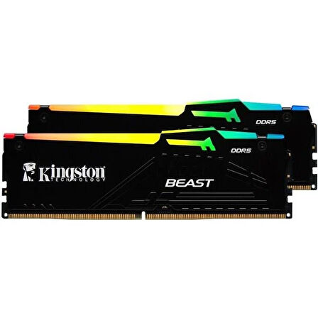 KINGSTON 64GB (2X 32GB) DDR5 5600MHZ CL36 RGB DUAL KIT PC RAM BEAST EXPO KF556C36BBEAK2-64TR