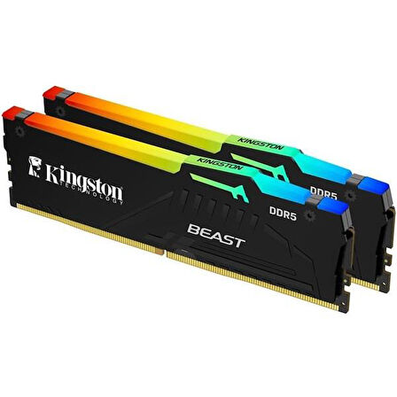 KINGSTON 32GB (2X 16GB) DDR5 6400MHZ CL32 RGB DUAL KIT PC RAM BEAST EXPO KF564C32BBEAK2-32TR