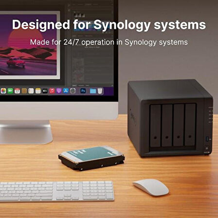 SYNOLOGY 3.5" 12TB HAT3310-12T 7200 RPM 256MB SATA-3 NAS Diski