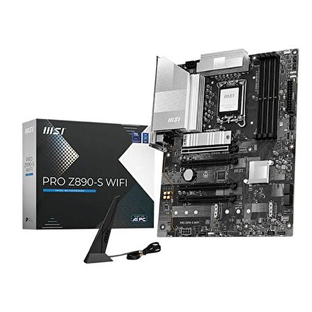 MSI PRO Z890-S WIFI-7 DDR5 THUNDERBOLT-HDMI-DP PCIE 5.0 1851P ATX