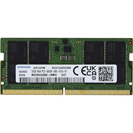 SAMSUNG 32GB DDR5 5600MHZ NOTEBOOK RAM VALUE M425R4GA3BB0-CWM