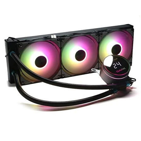 DARK 360mm FREEZER W362 DKCCW362 RGB Sıvı Soğutmalı AM5-1851p İşlemci Fanı
