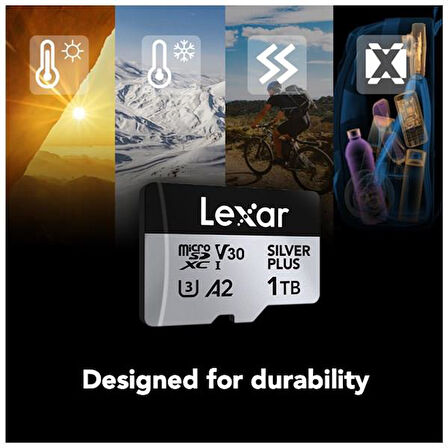 LEXAR 1TB SILVER PLUS LMSSIPL001T-BNANG MICRO-SD HAFIZA KARTI