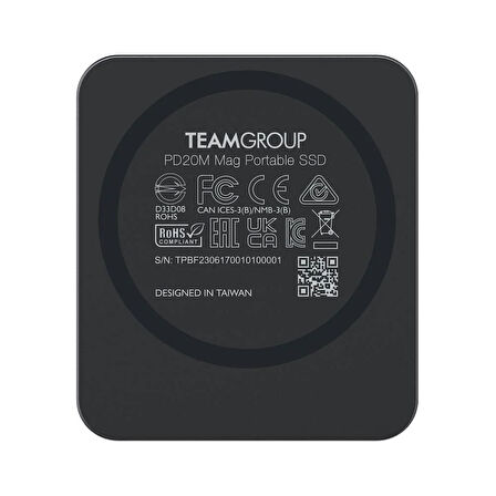 TEAM PD20M 1TB MAG PORTABLE SSD GRAY  20000/2000MB/s (TPSEG2001T0C108)