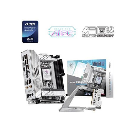 MSI MPG Z890I EDGE TI WIFI7 DDR5 HDMI-DP PCIE 5.0 1851P mITX