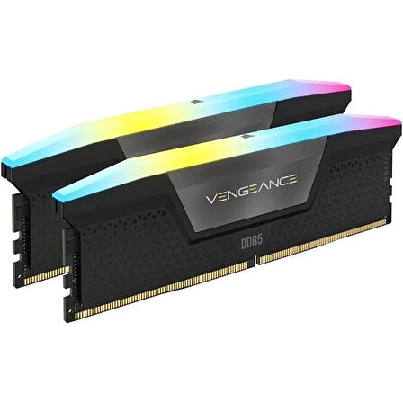 CORSAIR 96GB (2X 48GB) DDR5 6400MHZ CL32 RGB DUAL KIT PC RAM VENGEANCE RGB CMH96GX5M2B6400C32