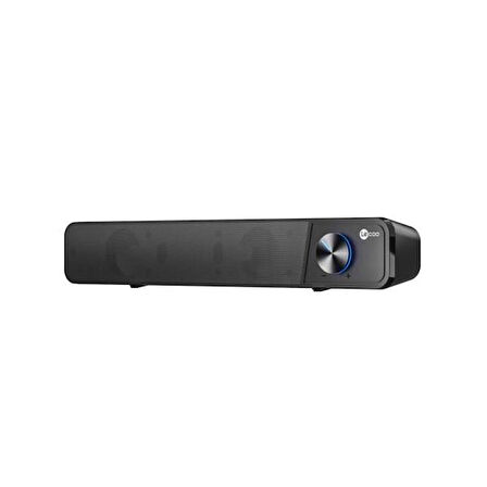 LENOVO LECOO DS111 Stereo USB+3.5mm Jack Siyah 6w RMS Soundbar Speaker