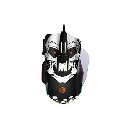 LENOVO LECOO MG1102 USB RGB Led Aydınlatmalı 8200dpi Mouse Pad Hediyeli Gaming Optic Siyah Mouse