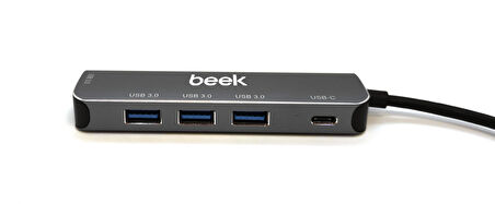Beek 4 Port USB Tip C Hub + PD BA-USB-HB3C-4A1C