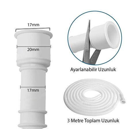 SUNUP SN-26114 3 METRE KLİMA DRENAJ GİDER BORUSU